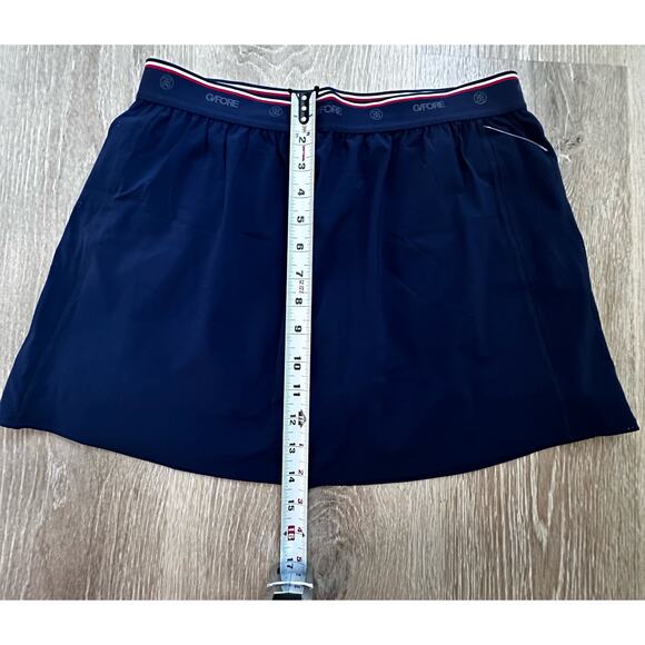 G/Fore | Stretch Warp Knit Perforated Ops Skort | Navy | NWOT | SZ M - Picture 2 of 8